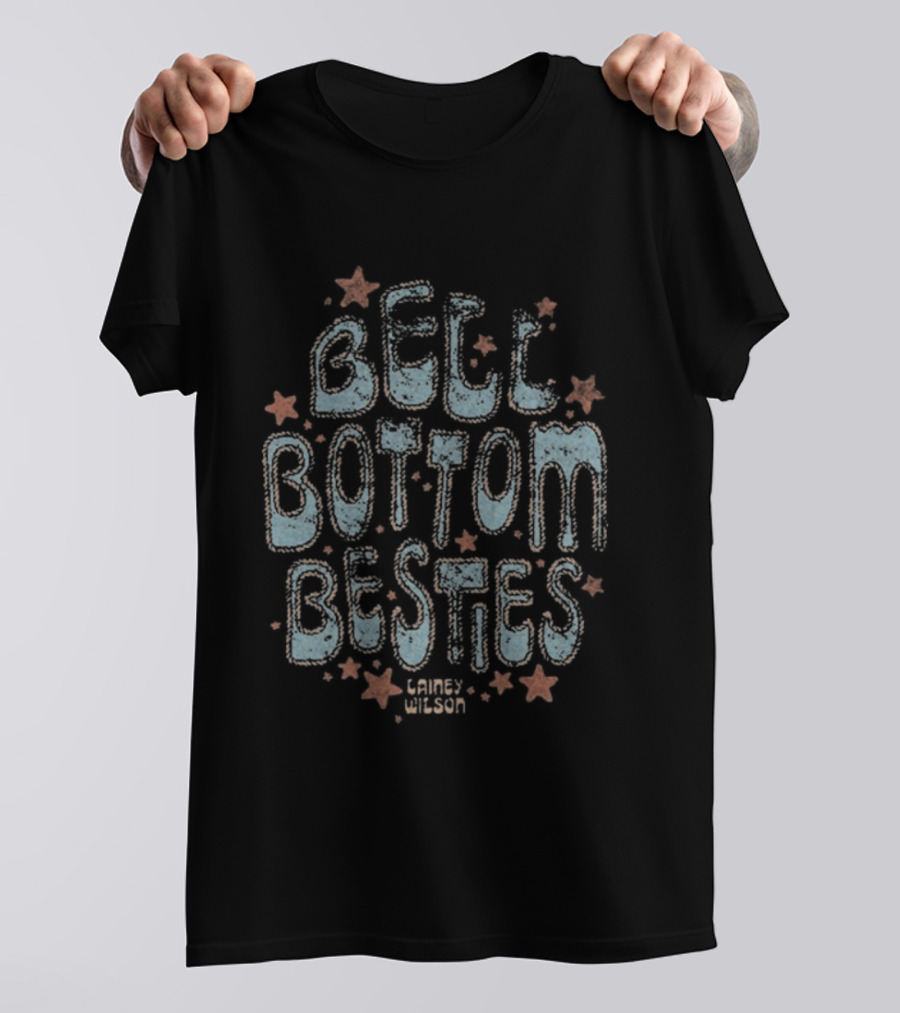 Bell Bottom Besties Lainey Wilson Retro Stars T-Shirt