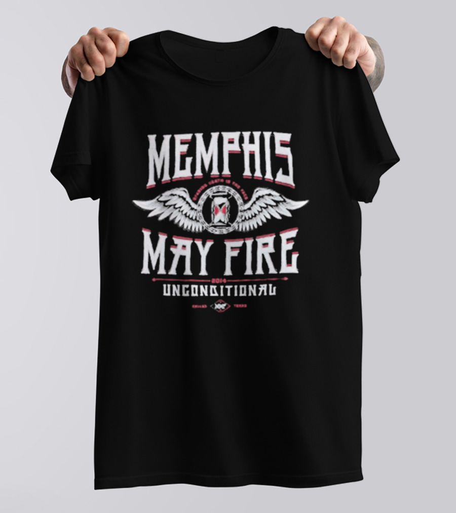 Memphis May Fire Unconditional Wings Angelic T-Shirt