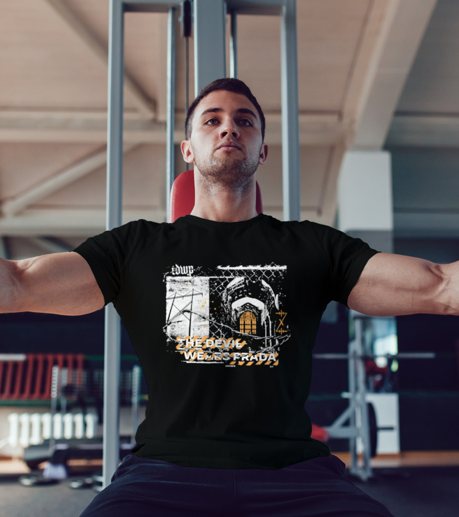 The Devil Wears Prada Zombie ZII X141 Orange White Fence Arch T-Shirt