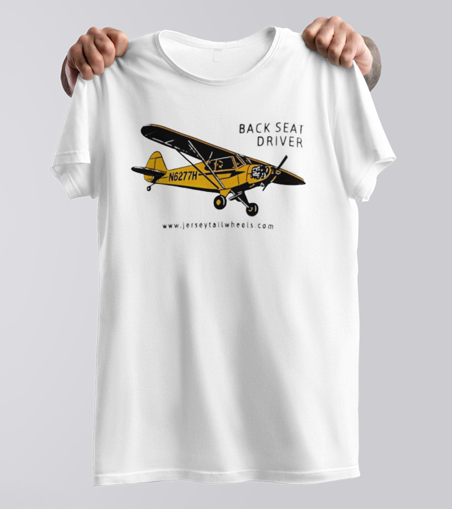 Back Seat Driver N6277H Yellow Aircraft T-Shirt