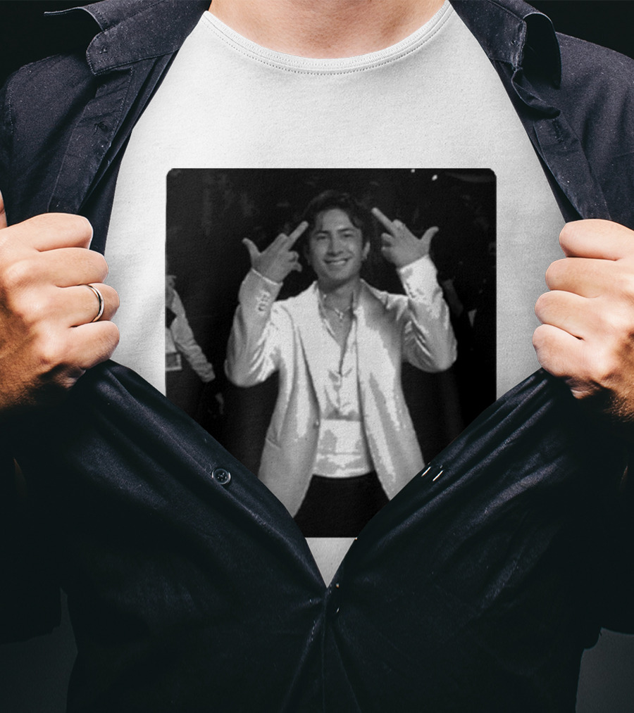 Hudson Williams Glambot Heated Rivalry Jacket Gesture T-Shirt