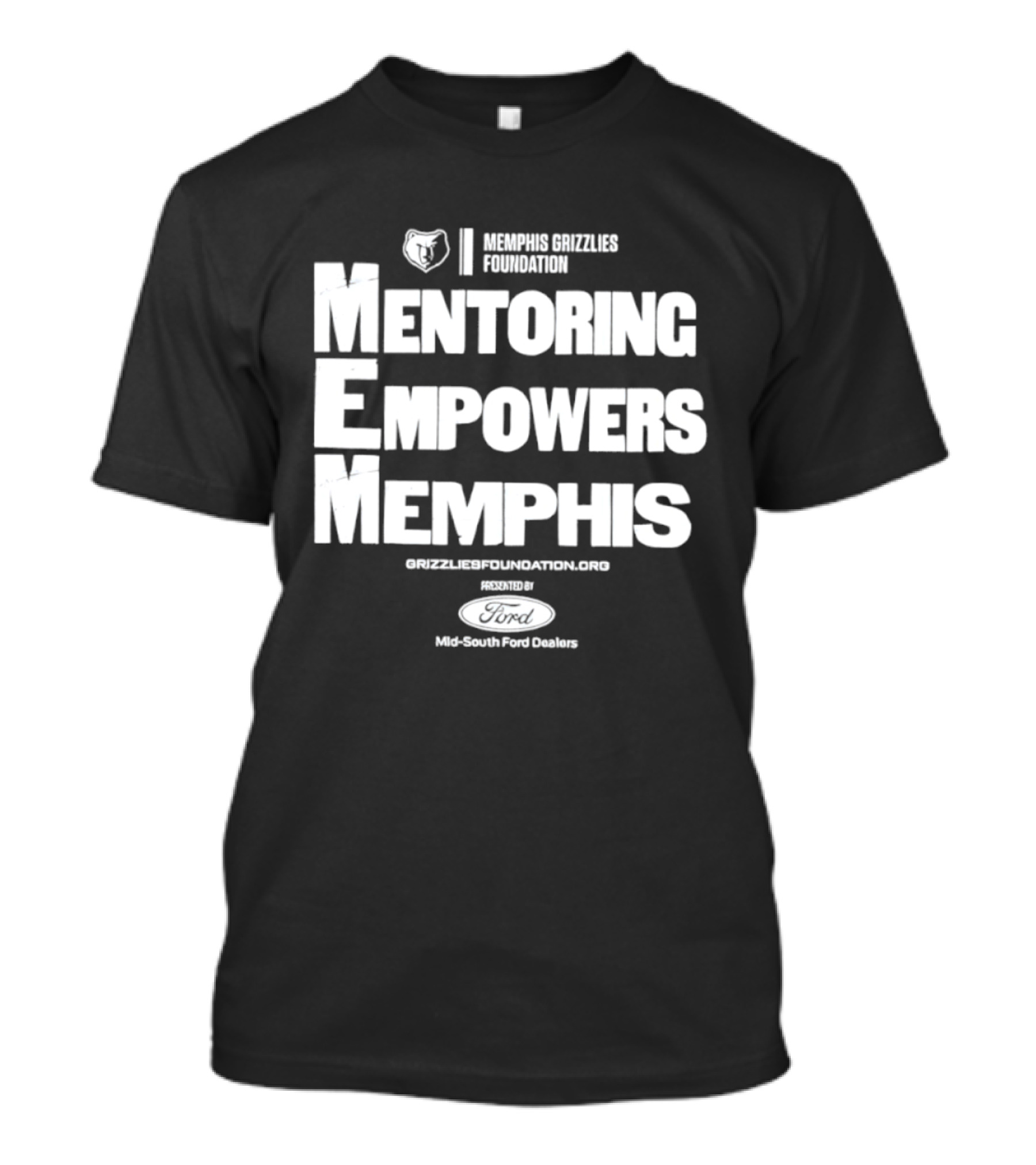 Mentoring Empowers Memphis Grizzlies Foundation Collaboration T-Shirt