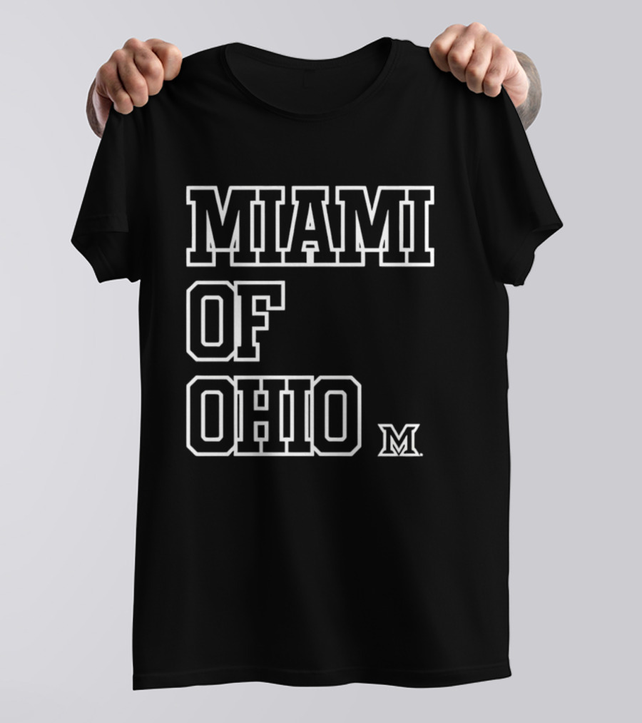 Miami RedHawks Miami Of Ohio M Logo XXL T-Shirt