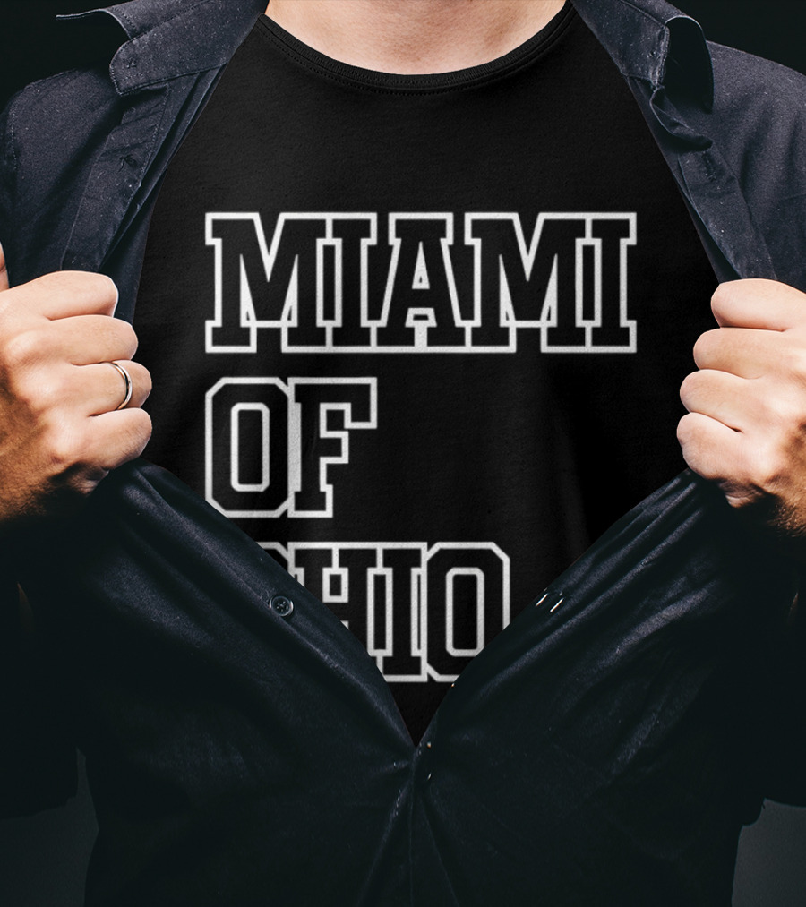 Miami RedHawks Miami Of Ohio M Logo XXL T-Shirt