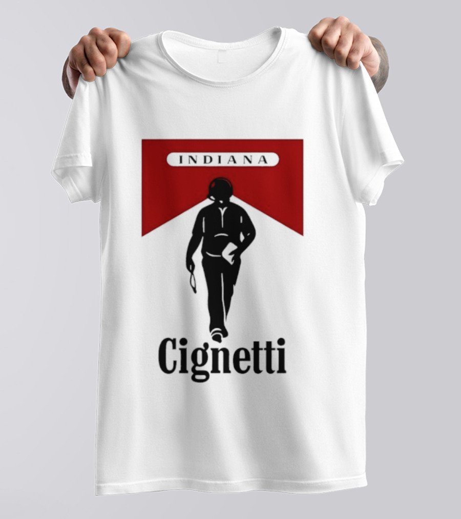Indiana Cignetti Coach Marlboro Cigarette T-Shirt