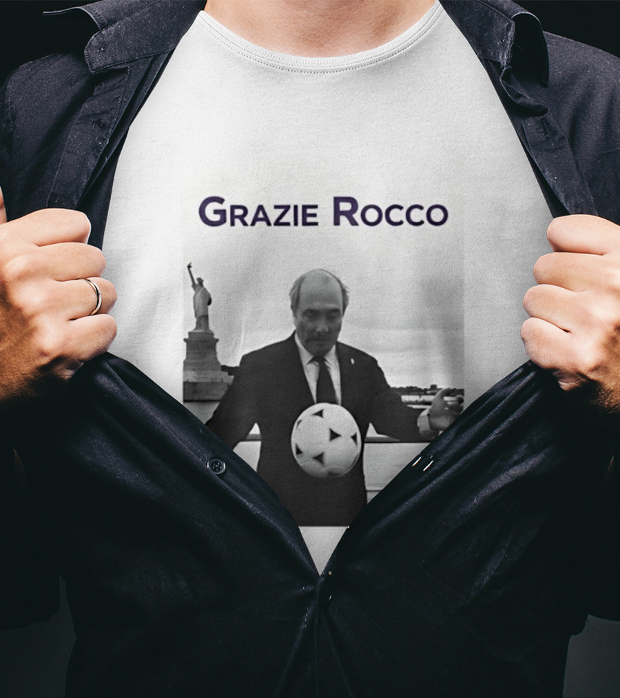 Grazie Rocco Commisso Statue Of Liberty Soccer T-Shirt