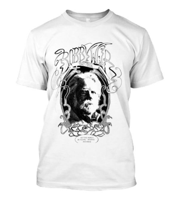 Grateful Dead Bob Weir 1947 2026 Black T-Shirt