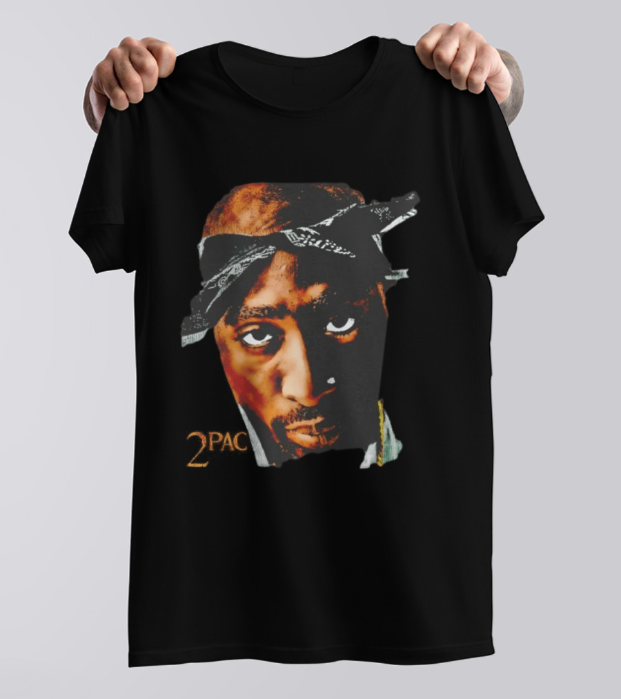 2Pac Bandana Style Face T-Shirt