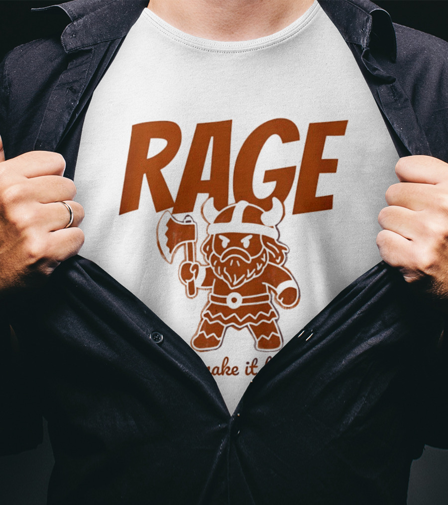 RAGE Viking Holiday Humor Make It Festive T-Shirt