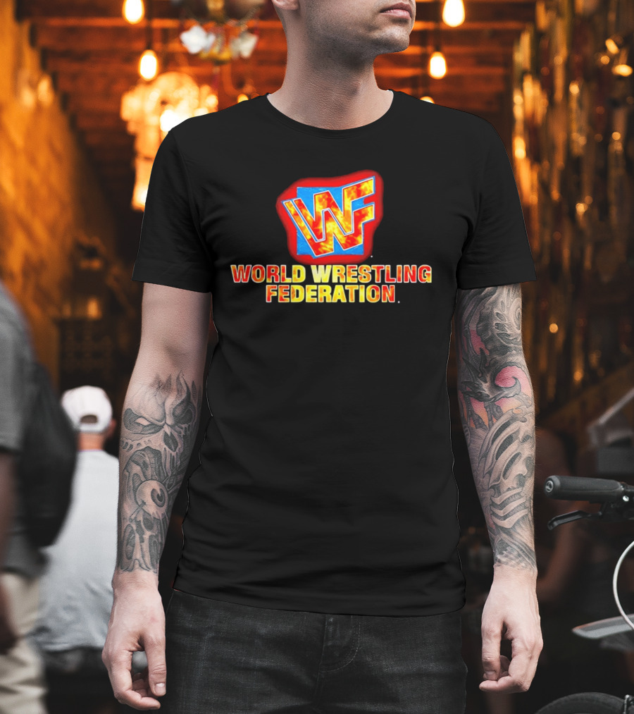 WWF World Wrestling Federation Vintage Flame T-Shirt