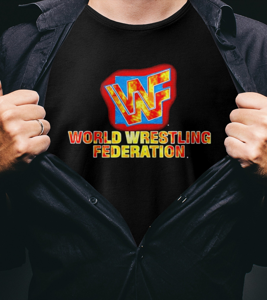 WWF World Wrestling Federation Vintage Flame T-Shirt