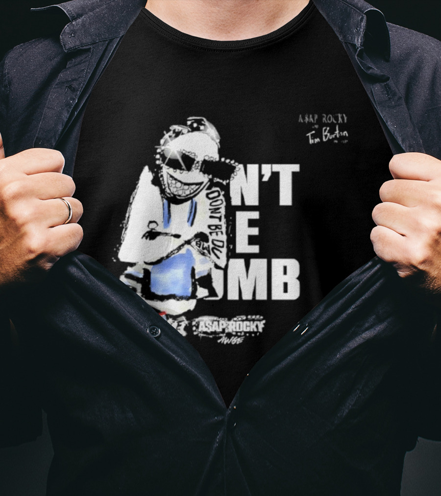 ASAP Rocky X Tim Burton Don't Be Dumb Collaboration T-Shirt