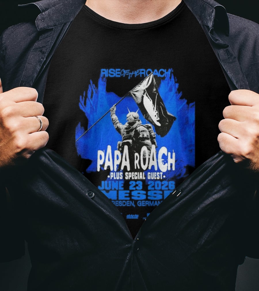 Papa Roach Plus Special Guest June 23 2026 Messe Dresden DE T-Shirt