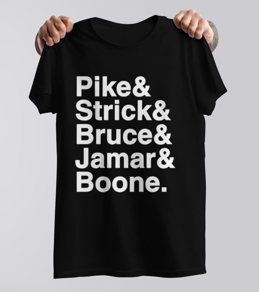 Pike Strick Bruce Jamar Boone Denver Nuggets Players T-Shirt