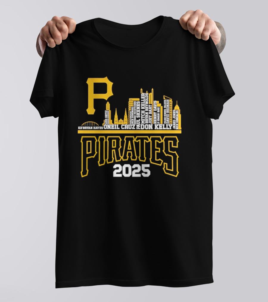 Pittsburgh Pirates City Skyline 2025 T-Shirt