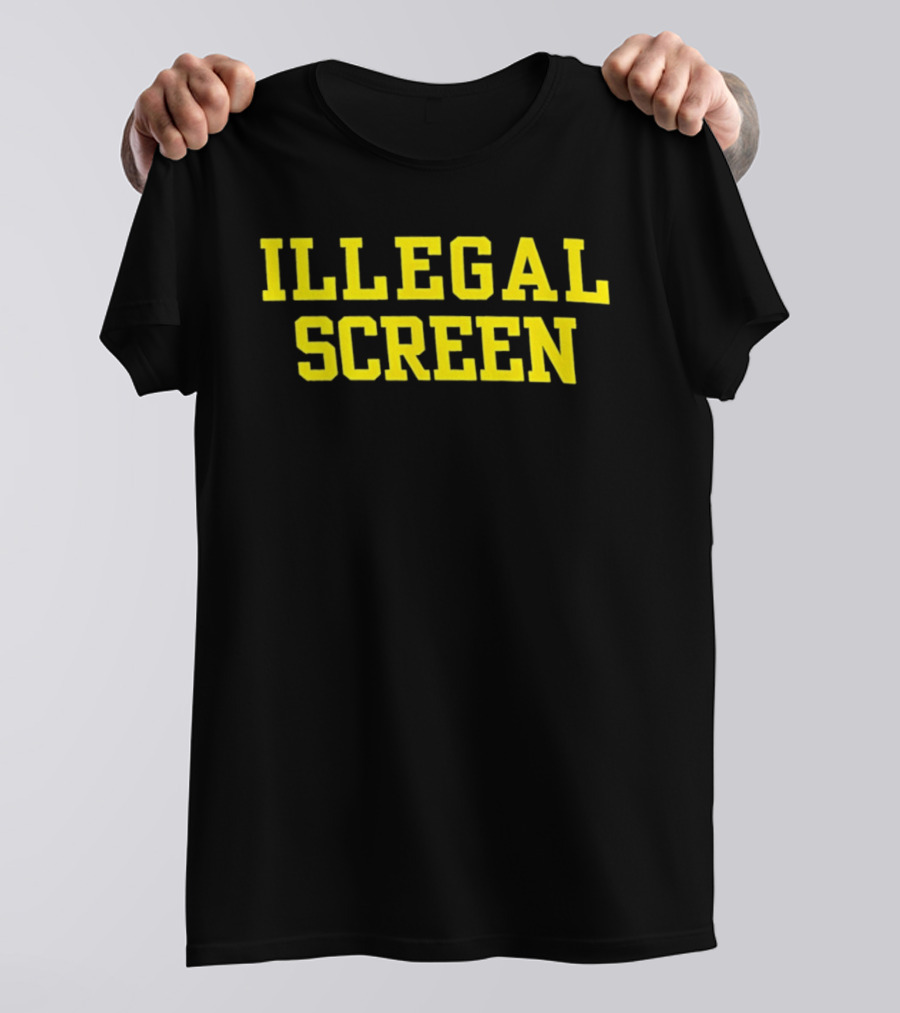 Illegal Screen Boston Celtics Basketball Humor T-Shirt