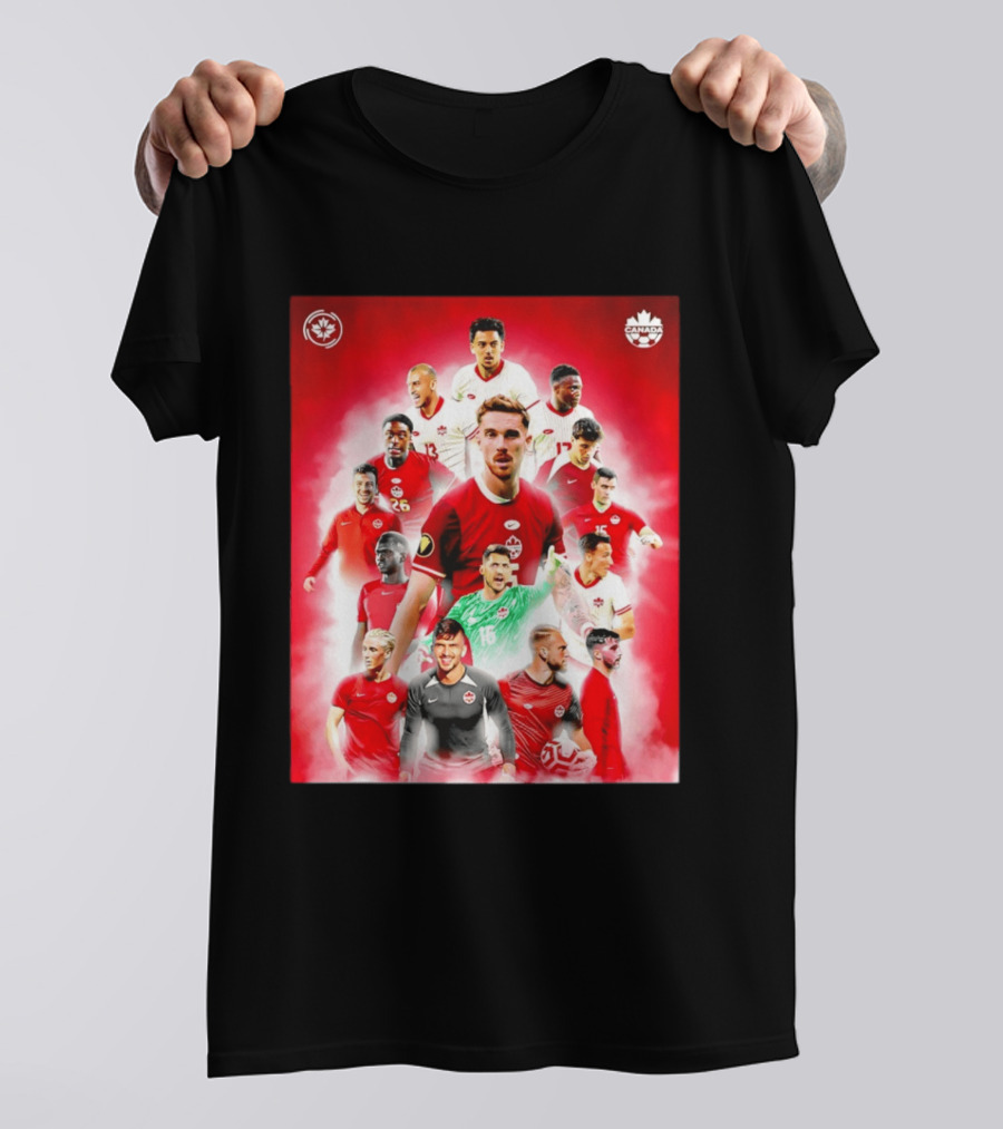 Canada's Team 2026 Men's National Soccer Team Players T-Shirt