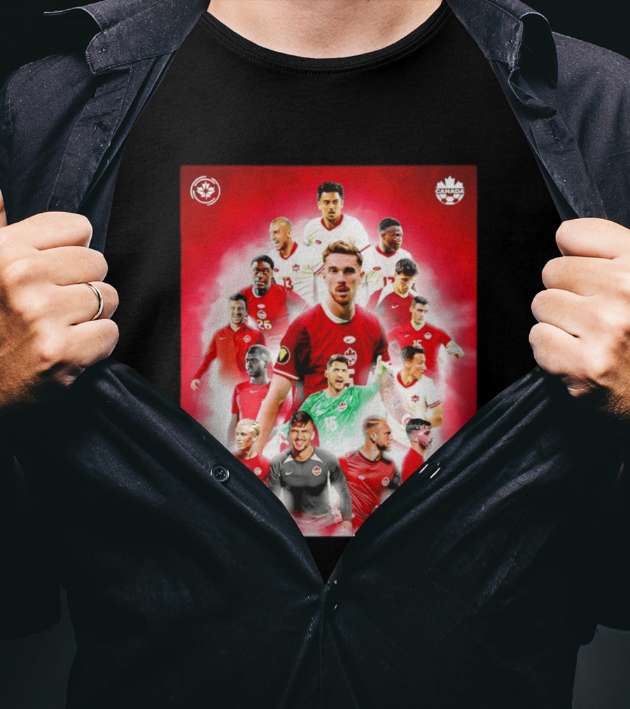 Canada's Team 2026 Men's National Soccer Team Players T-Shirt