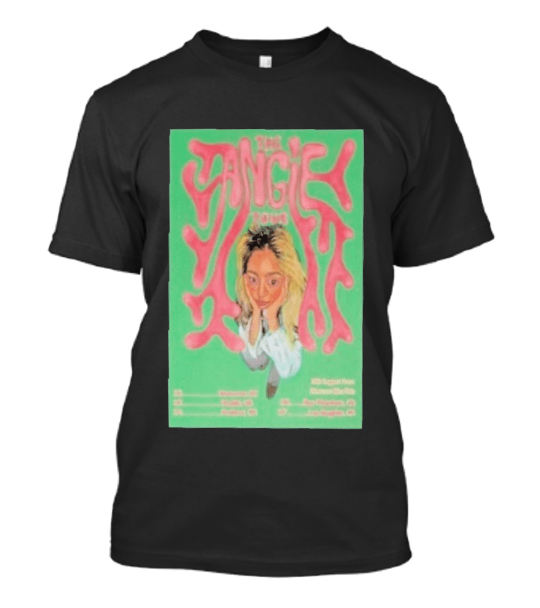 Spill Tab The Angie Tour March 2026 Denver Vancouver San Francisco Seattle T-Shirt