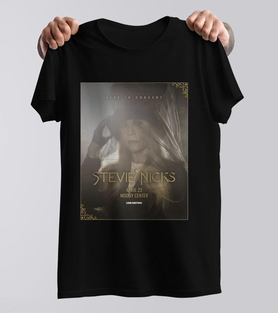 Stevie Nicks Live In Concert April 22 2026 Moody Center Austin TX T-Shirt