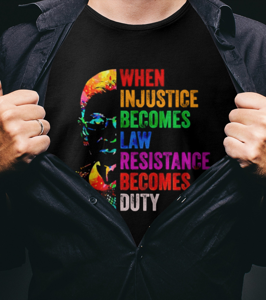 When Injustice Becomes Law Resistance Becomes Duty Inspirational St. Patrick Women's T-Shirt