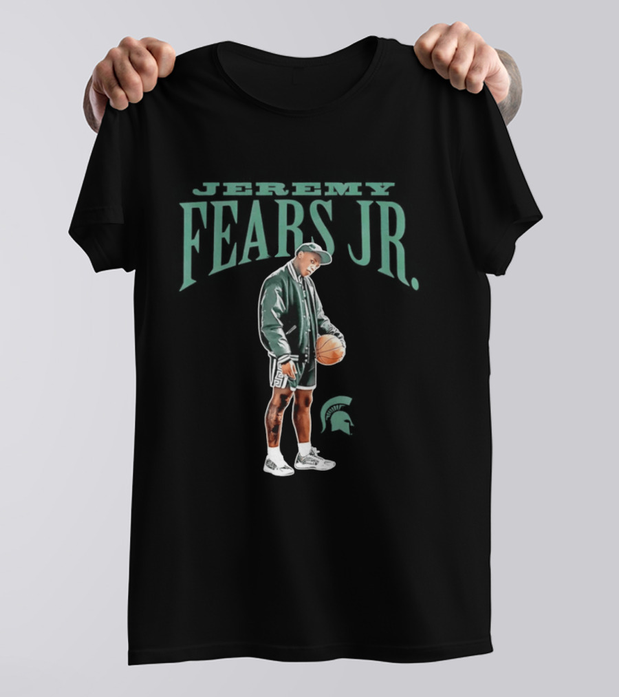 Michigan State Spartans Jeremy Fears Jr Basketball T-Shirt