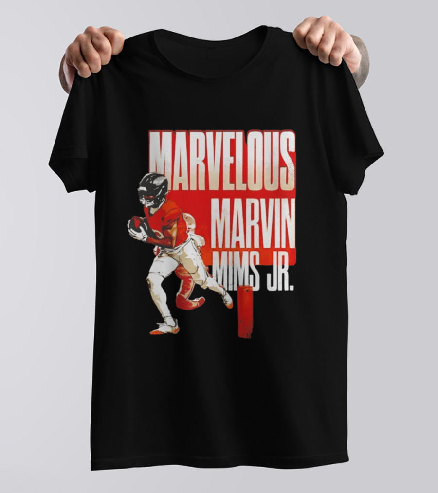 Marvelous Marvin Mims Jr Denver Broncos Football Star T-Shirt