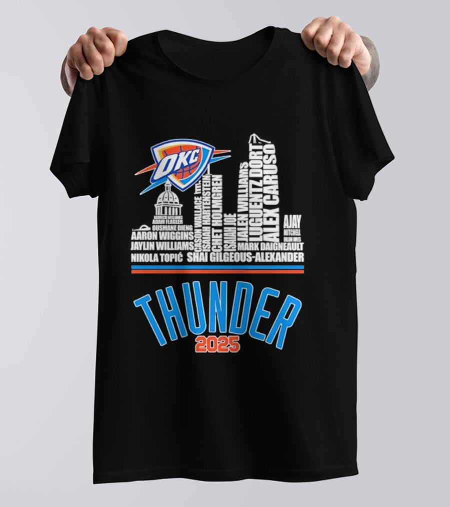 OKC Thunder Skyline 2025 T-Shirt