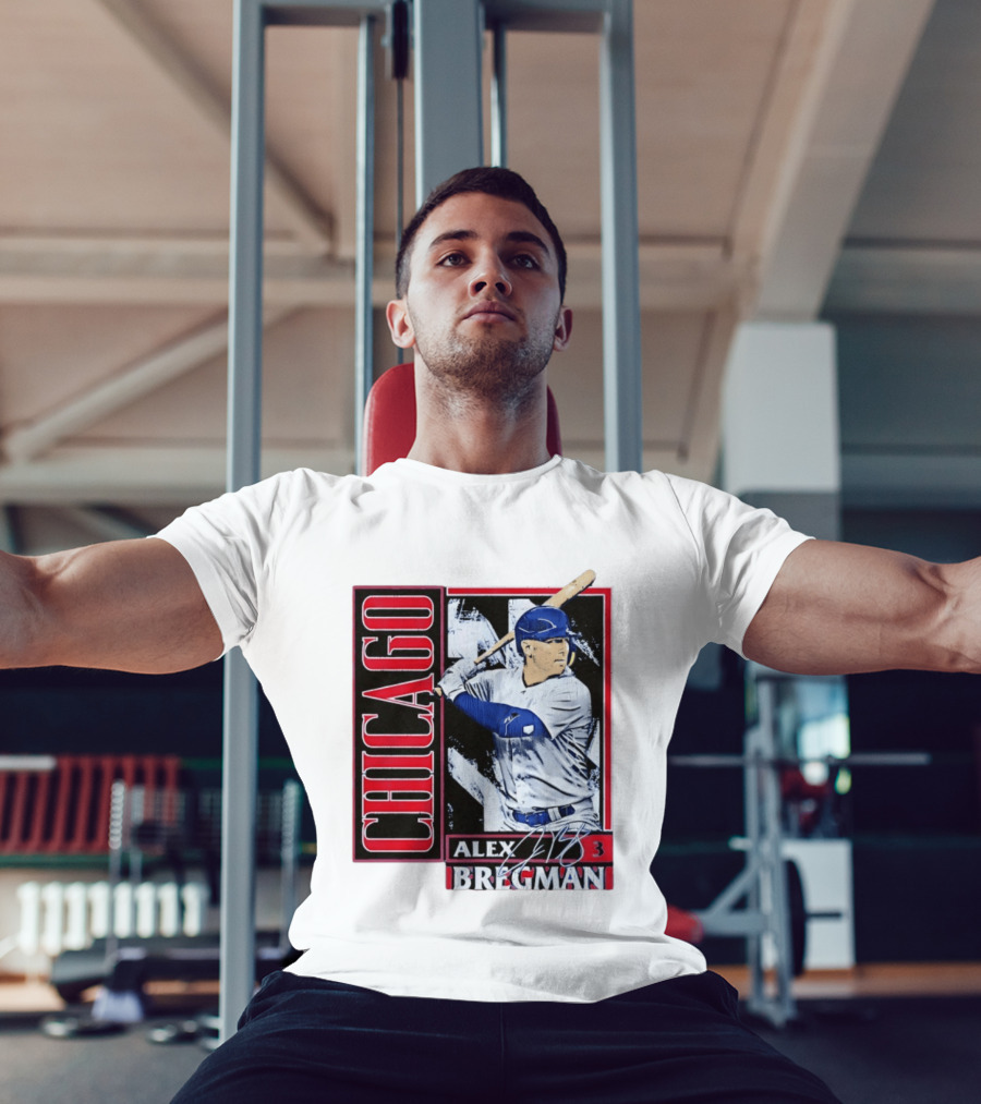 Alex Bregman Chicago Baseball Number 3 T-Shirt