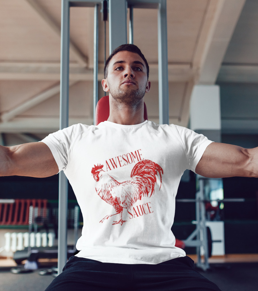 Awesome Sauce Rooster T-Shirt