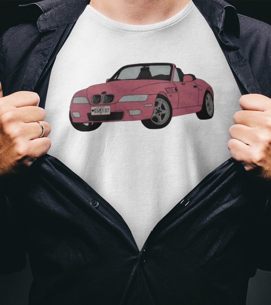 Convertible Pink BMW Z3 B3MER BOY T-Shirt