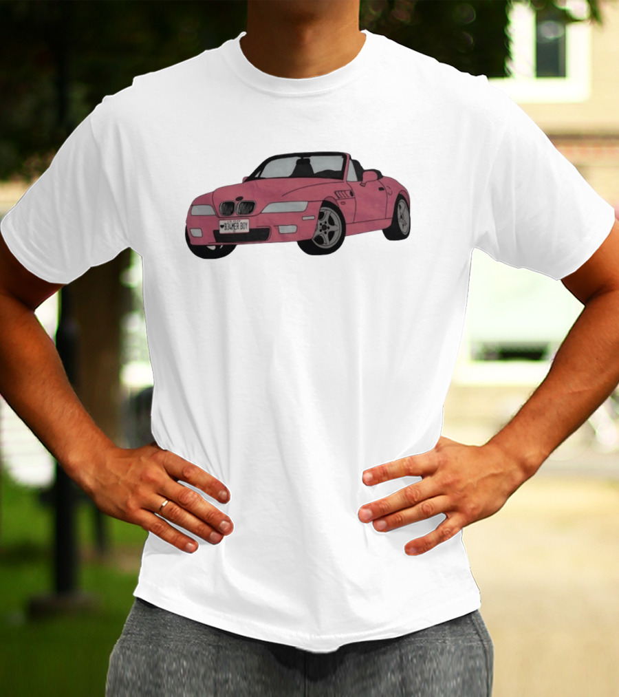 Convertible Pink BMW Z3 B3MER BOY T-Shirt