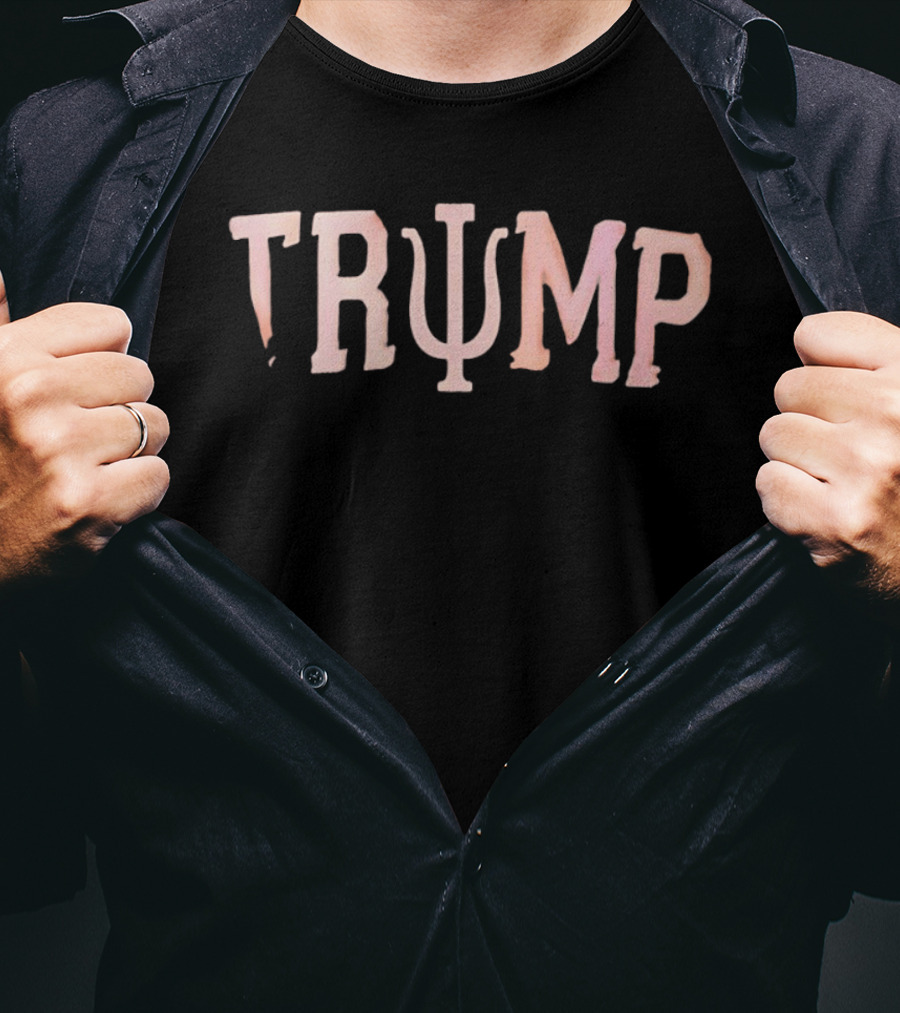 Trump Neptune Triton Font T-Shirt