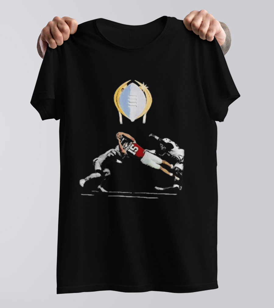 Fernando Mendoza Heisman Moment Football Leap Iconic Play T-Shirt