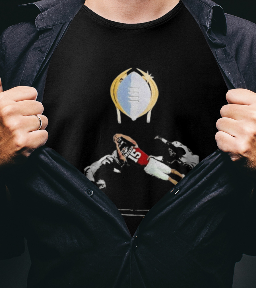 Fernando Mendoza Heisman Moment Football Leap Iconic Play T-Shirt