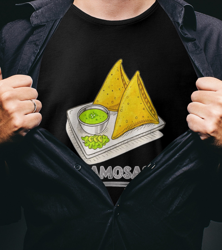 Samosa Lover Indian Snack Foodie Delight T-Shirt