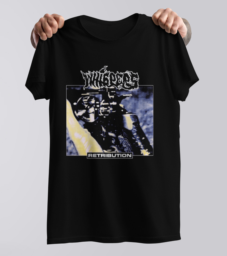 Whispers Retribution Motorcycle Engine T-Shirt