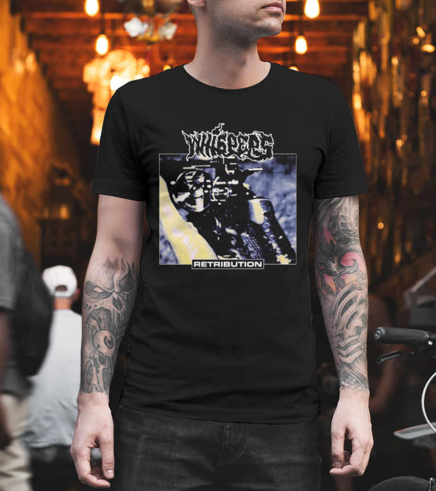 Whispers Retribution Motorcycle Engine T-Shirt