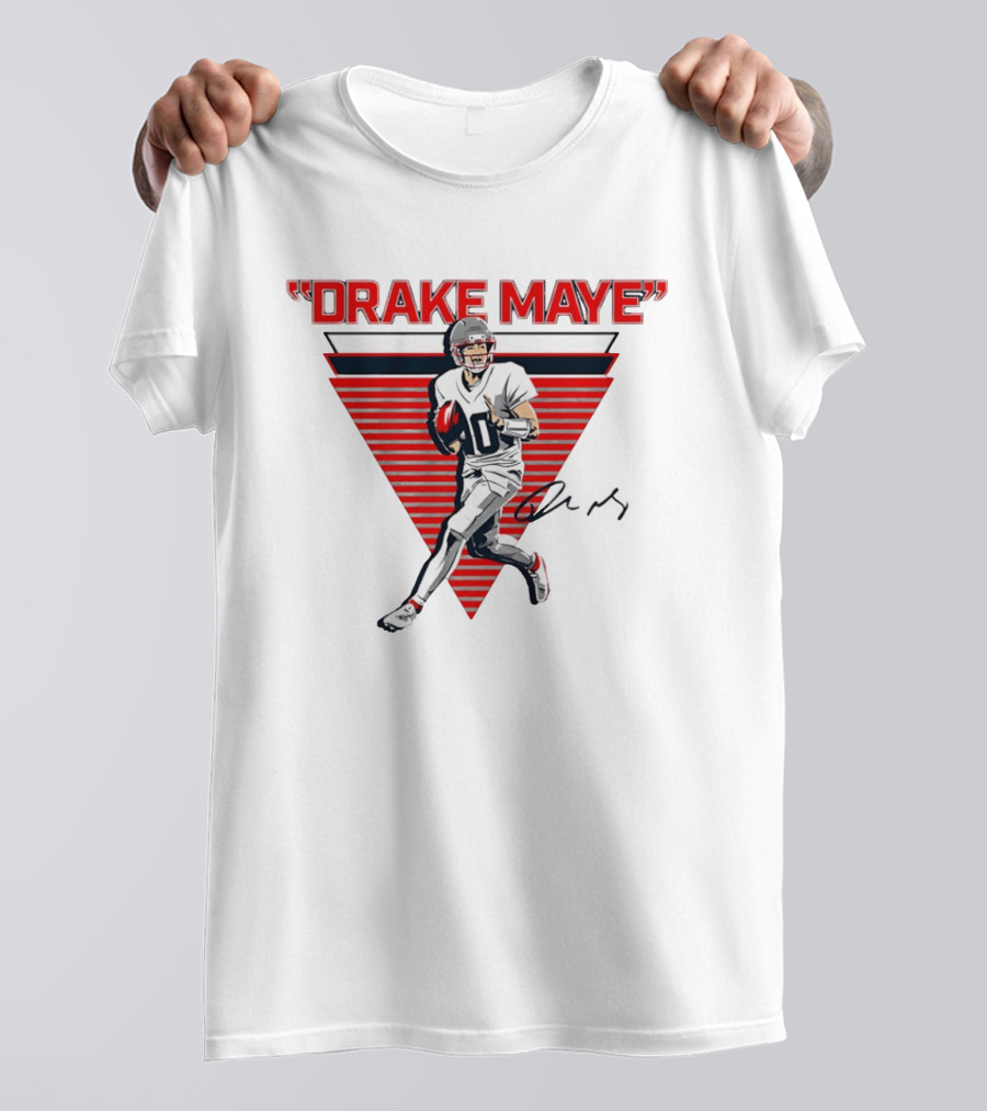 Drake Maye New England Patriots Football Player T-Shirt