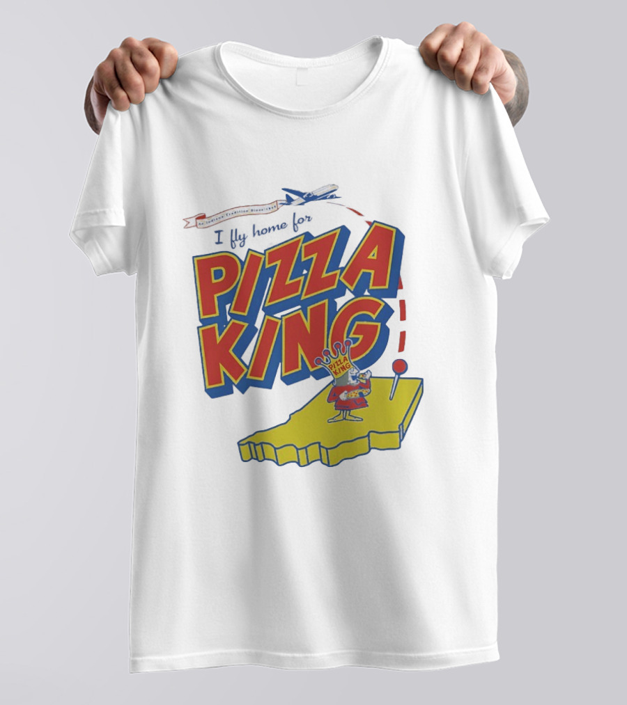 Indiana Traveling Since 1956 I Fly Home For Pizza King T-Shirt