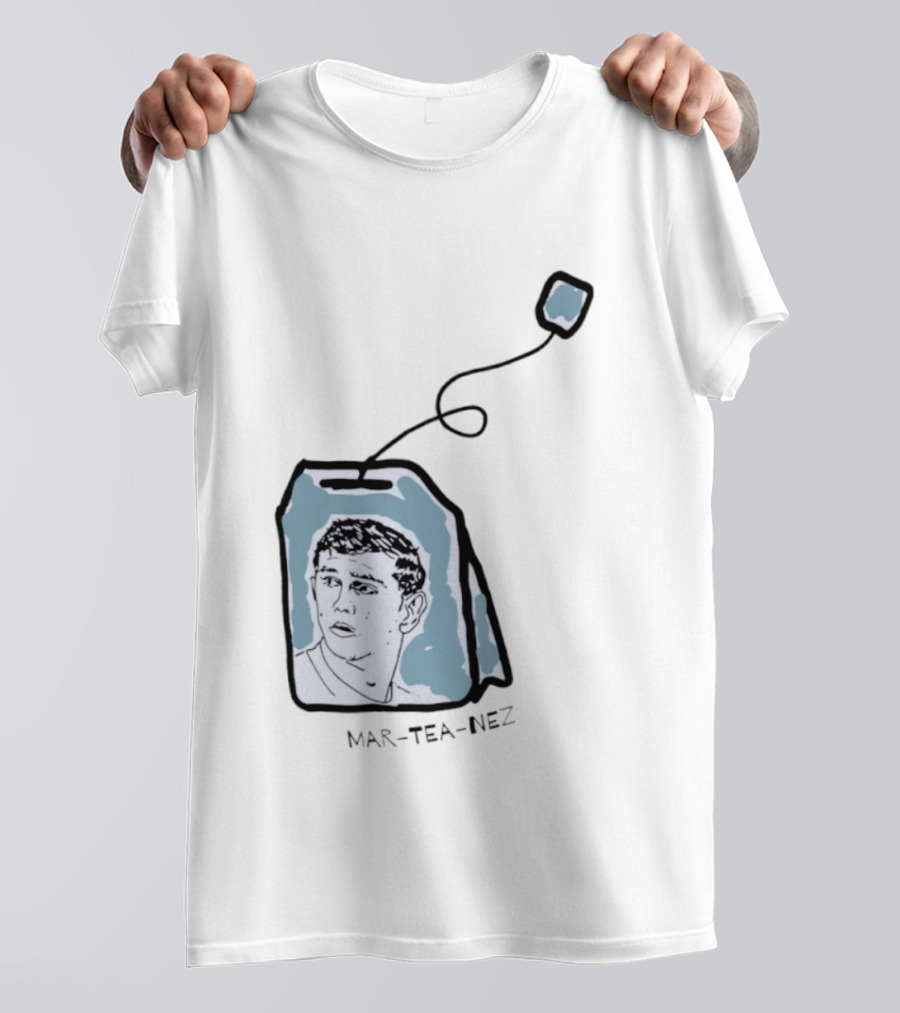 Mar Tea Nez Emiliano Martínez Teabag Cartoon T-Shirt