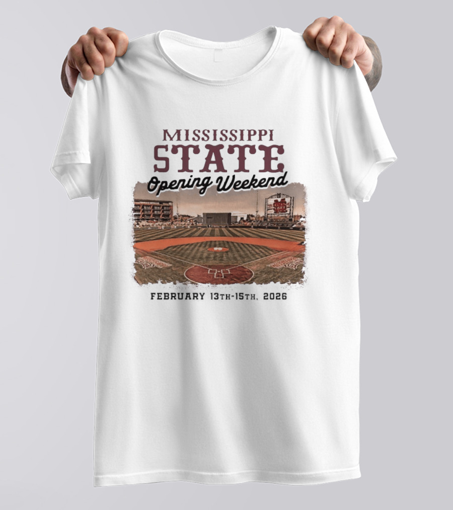 Mississippi State Opening Weekend February 13th 15th 2026 T-Shirt
