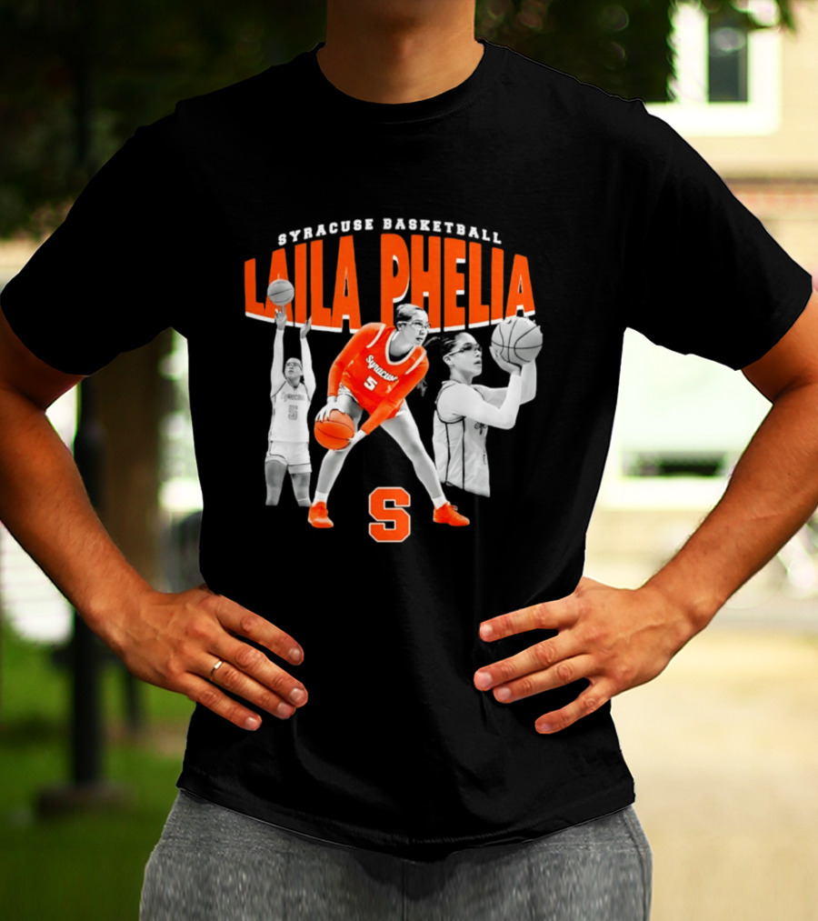Laila Phelia Syracuse Basketball Player Number 5 Orange Team T-Shirt