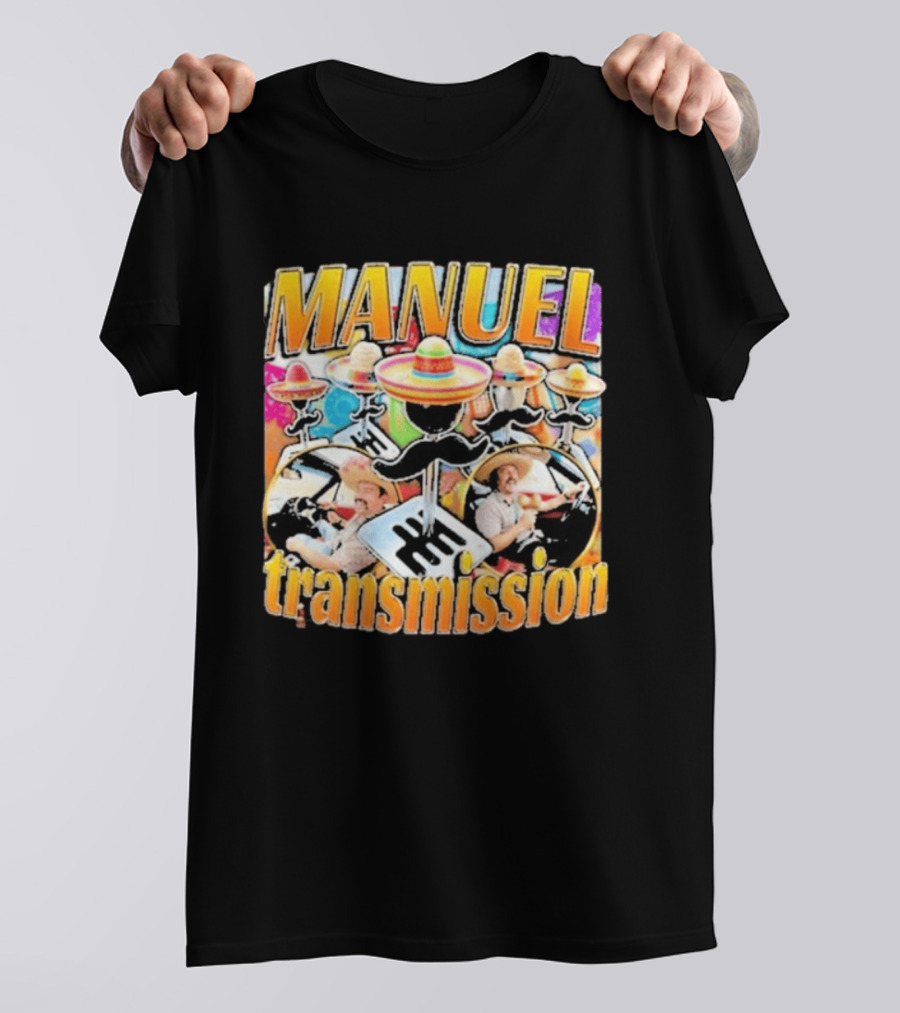 Manuel Transmission Sombrero Gear Shift Mexican T-Shirt