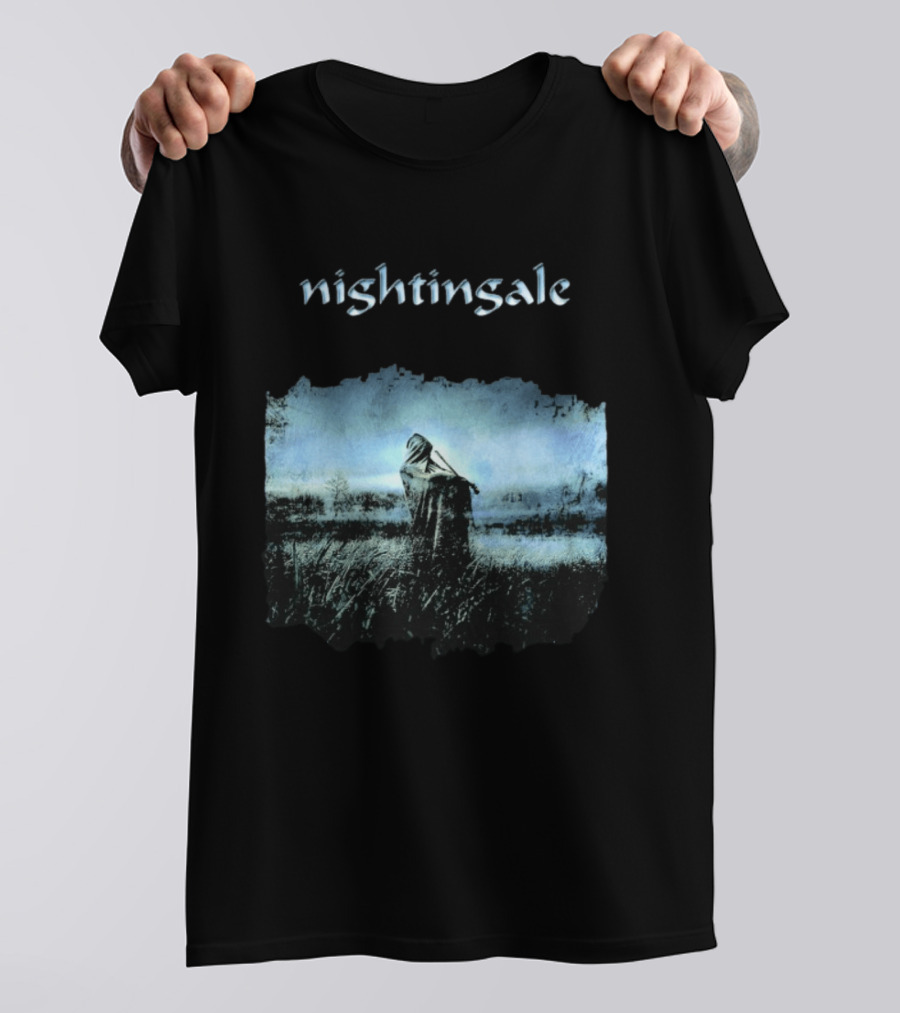 Nightingale Ethereal Nightfall Scene T-Shirt