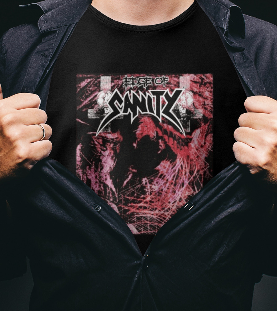 Edge Of Sanity Infernal Album Cover Black Metal Aesthetic T-Shirt