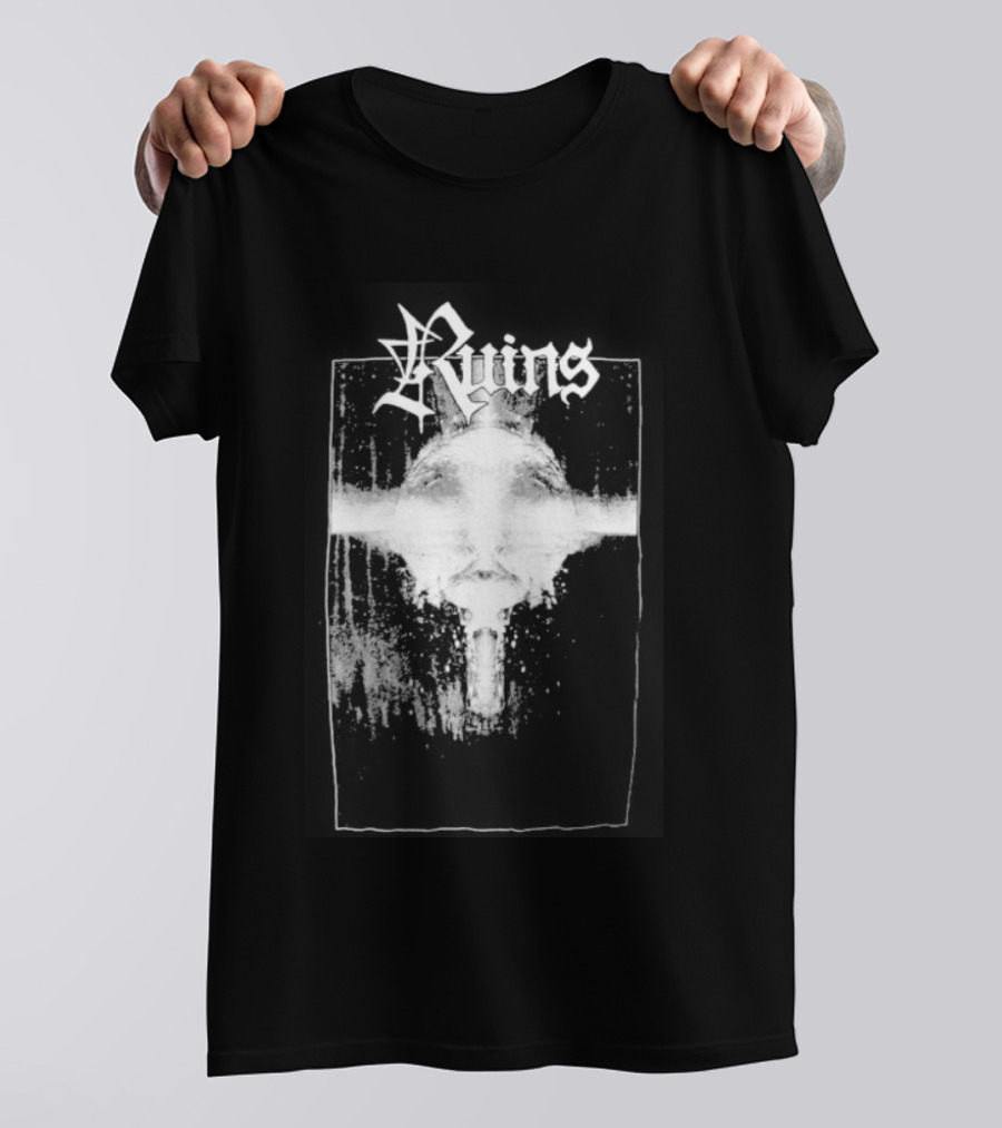 Ruins Face Skull Artifacts T-Shirt
