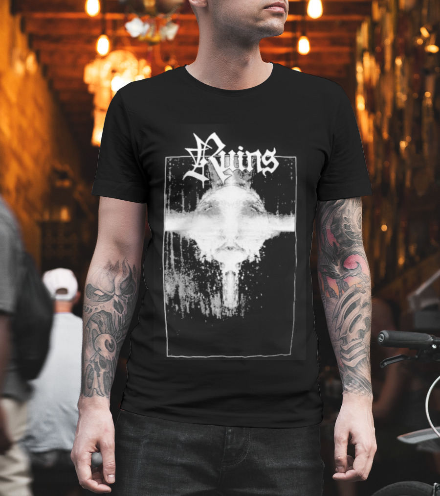 Ruins Face Skull Artifacts T-Shirt