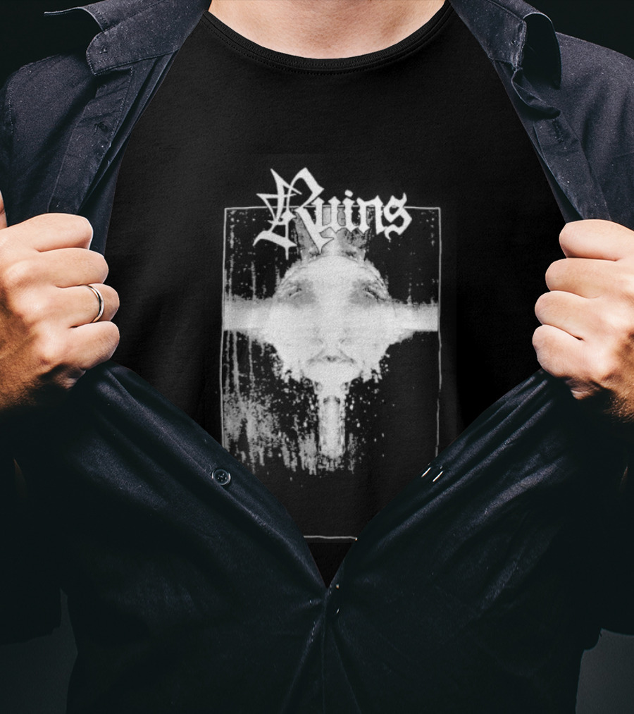 Ruins Face Skull Artifacts T-Shirt