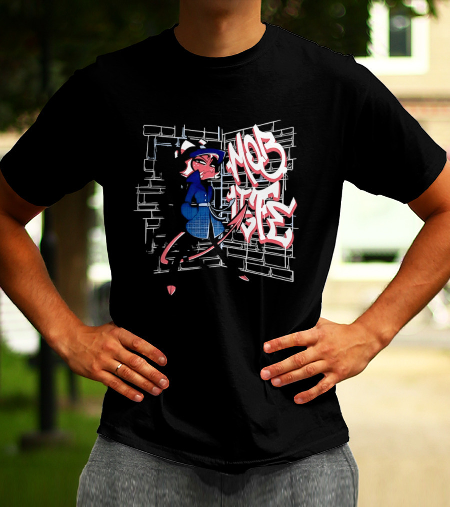 Helluva Boss Mob Life Urban Style Graffiti T-Shirt